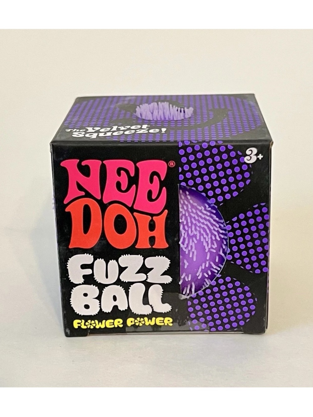 Schilling Needoh Stress Ball Flower Power Velvet Squeeze NIB